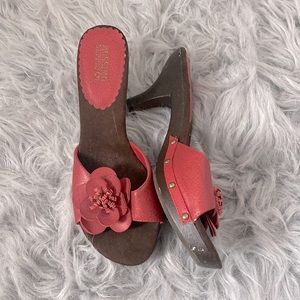 Mossimo supply red mules